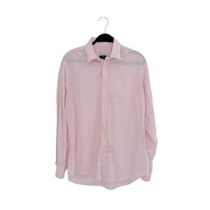 Versace Collection City Light Pink Casual Classic Button Down Shirt Medusa 43/17